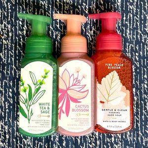 Bath and Body Works 3pc Soap Bundle